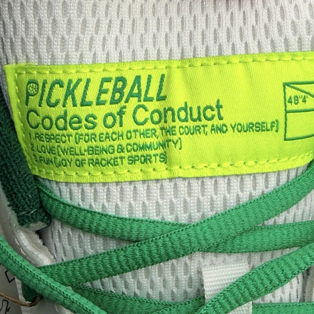 Adidas Men's 12 Pickleball  Shoes White Green Courtflash Tennis HC JQ0695